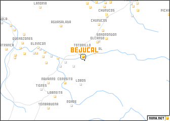 map of Bejucal