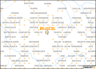 map of Bejucal