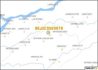 map of Bejuco de Mata
