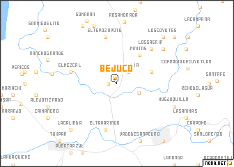 map of Bejuco