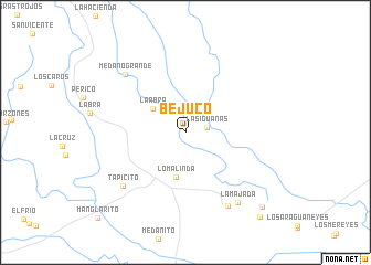 map of Bejuco