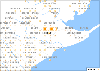 map of Bejuco