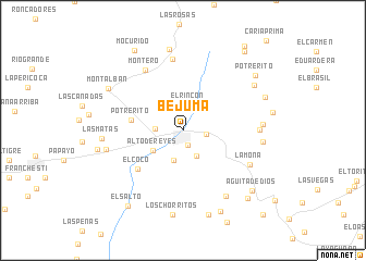 map of Bejuma
