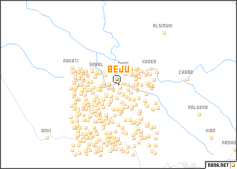 map of Beju