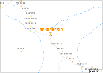 map of Békabassin