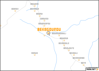 map of Békagourou