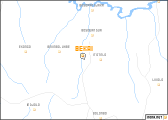 map of Bekai