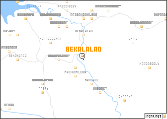 map of Bekalalao