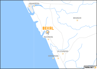 map of Bekal