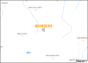 map of Bekancan