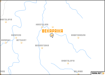 map of Bekapaika