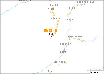 map of Bekarai