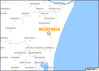 map of Bekaraoka