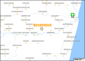 map of Bekaraoka