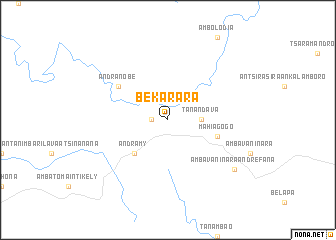 map of Bekarara