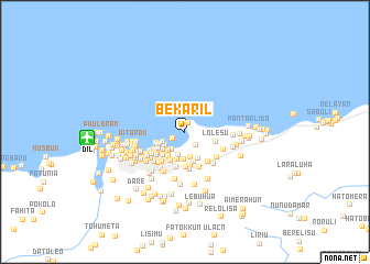 map of Bekaril
