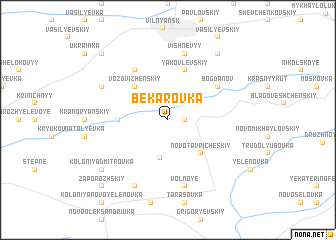 map of Bekarovka
