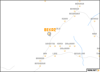 map of Bekar