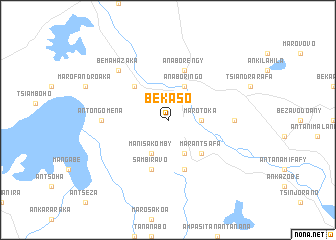 map of Bekaso