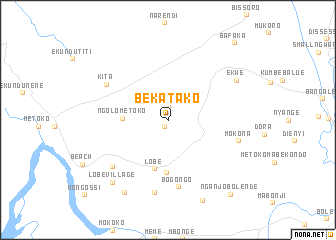 map of Bekatako