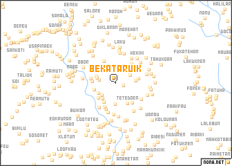 map of Bekataruik