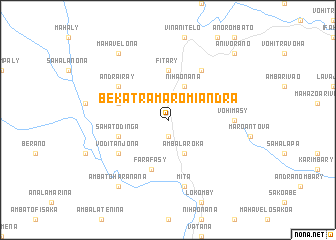 map of Bekatra Maromiandra