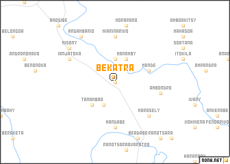 map of Bekatra
