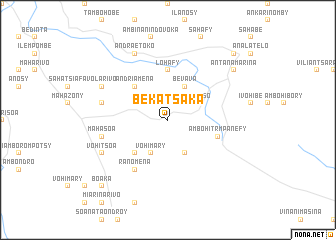 map of Bekatsaka