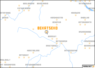 map of Bekatseko