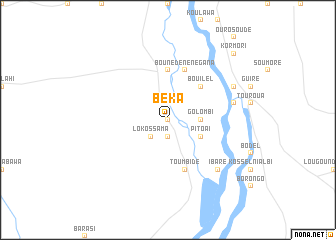 map of Béka