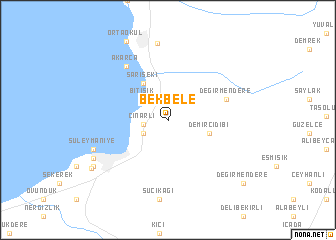 map of Bekbele