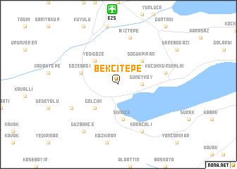 map of Bekçitepe