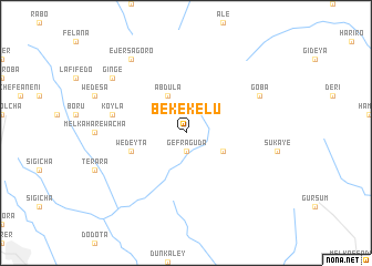 map of Beke Kʼelu