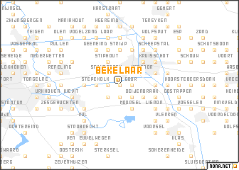 map of Bekelaar