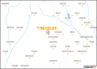 map of Bekʼelen