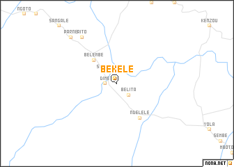 map of Békélé