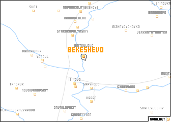 map of Bekeshevo