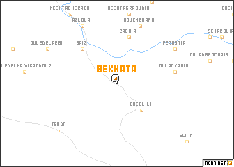 map of Bekhata