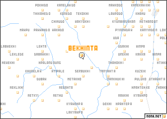 map of Bekhinta