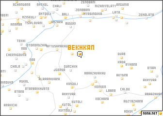 map of Bekhkan