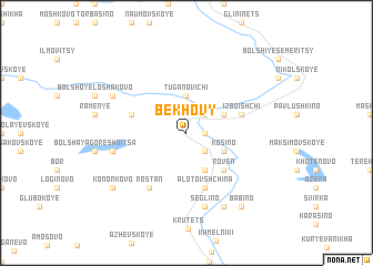 map of Bekhovy