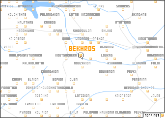 map of Békhros