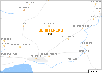 map of Bekhterevo