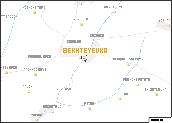 map of Bekhteyevka