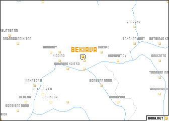 map of Bekiava
