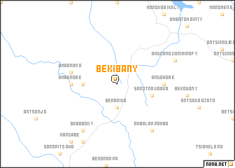 map of Bekibany