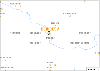 map of Bekidesy