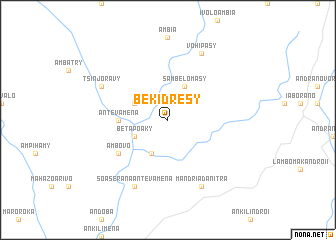 map of Bekidresy