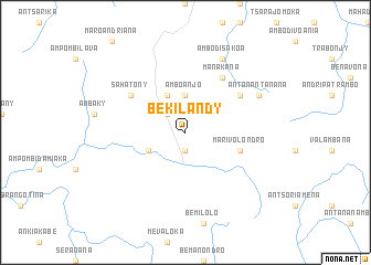 map of Bekilandy