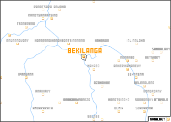 map of Bekilanga